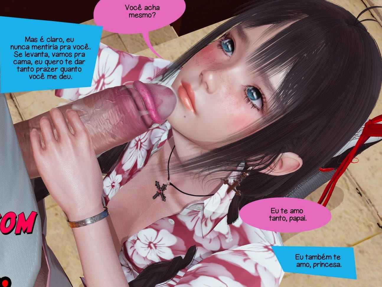 Hentai 3d – Férias incestuosas com o papai 1