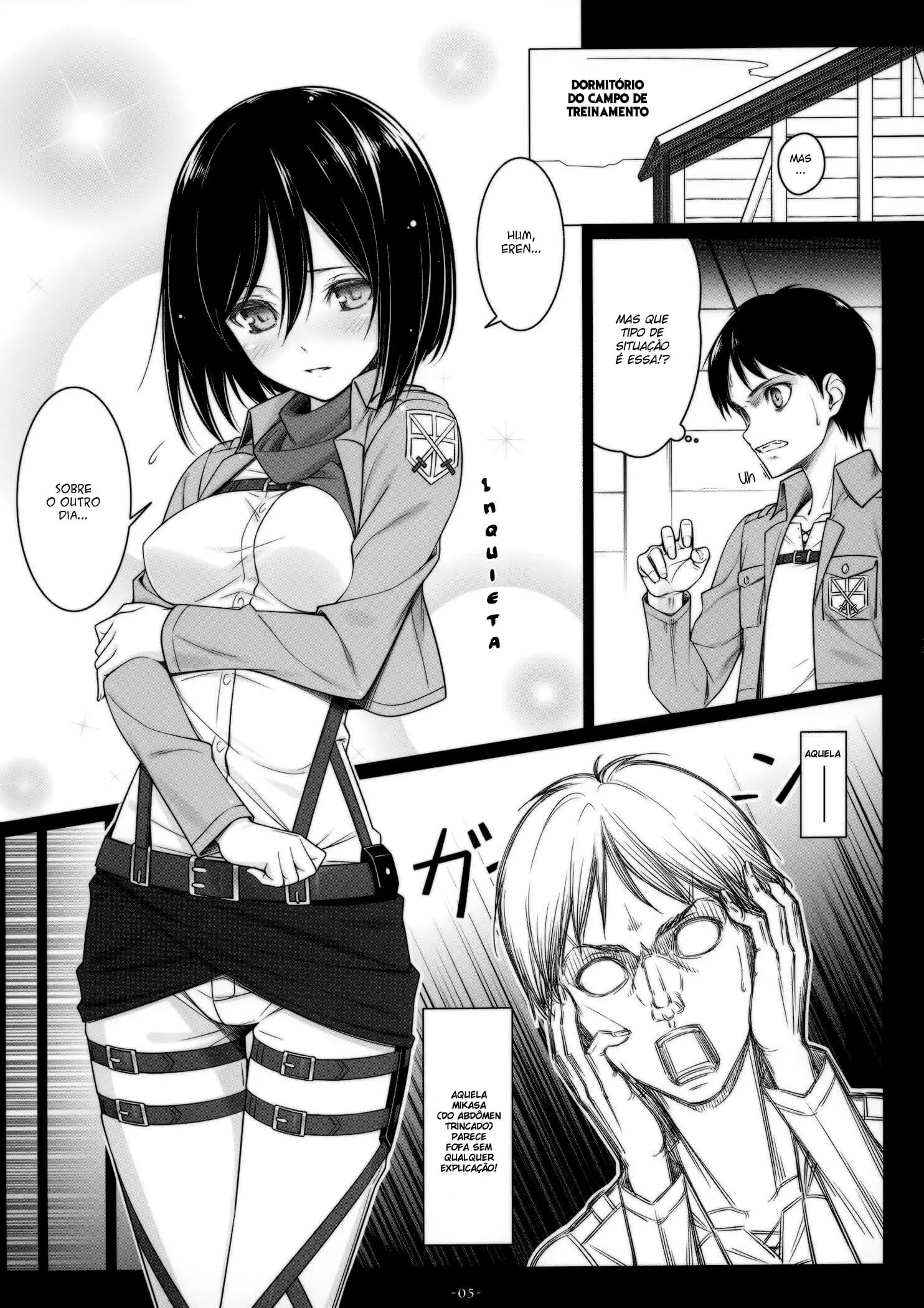 Mikasa Hentai - Eren tirando o cabaço da mikasa ackerman