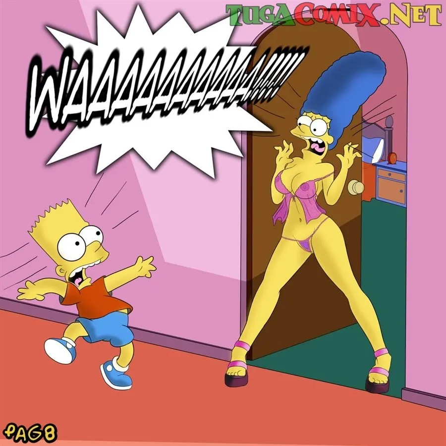 Os Simpsons Hentai - Marge traindo Homer com o bart