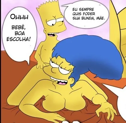 Os Simpsons Hentai – Marge traindo Homer com o bart