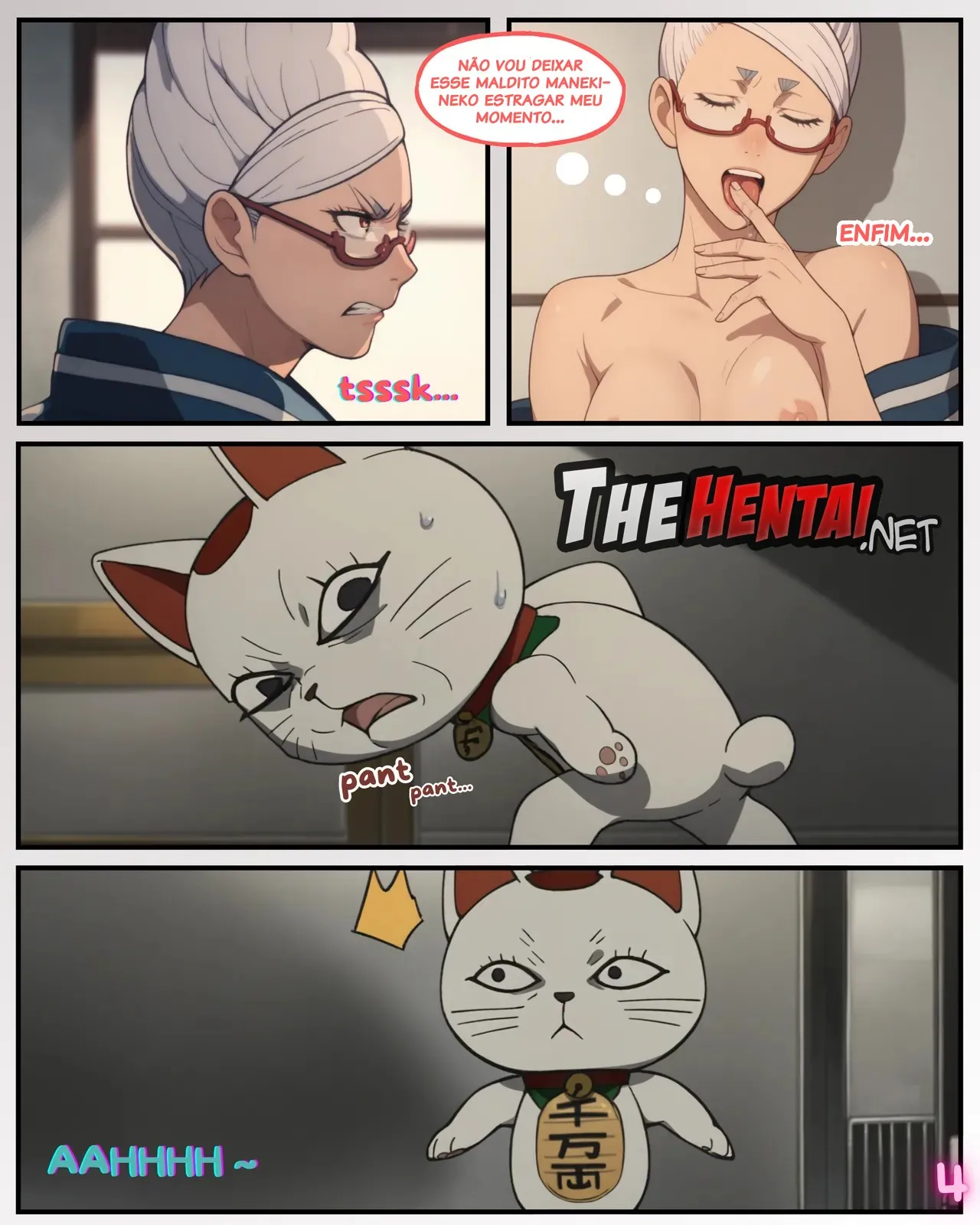 Dandadan Hentai HQ: Desejos Proibidos no Templo Erótico